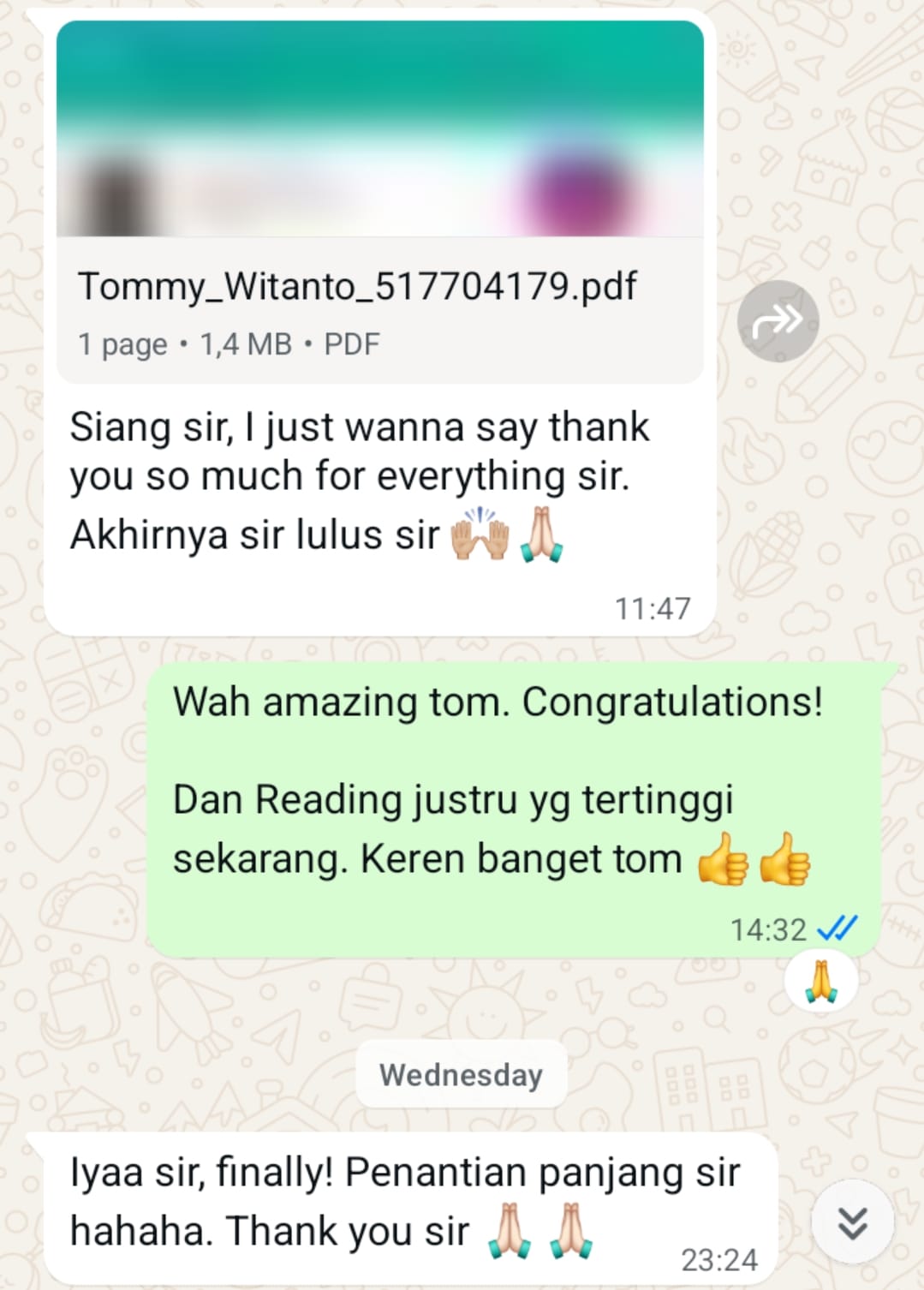 Testimoni Sarah